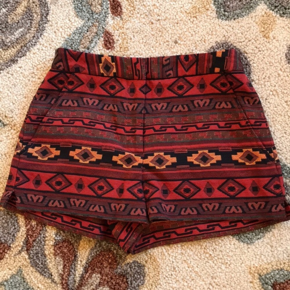 BCBGeneration Tribal Aztec Shorts